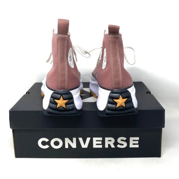 Converse Run Star Hike Platform Shoe For Men Canvas Saddle High Sneakers A00852C - Picture 7 of 11